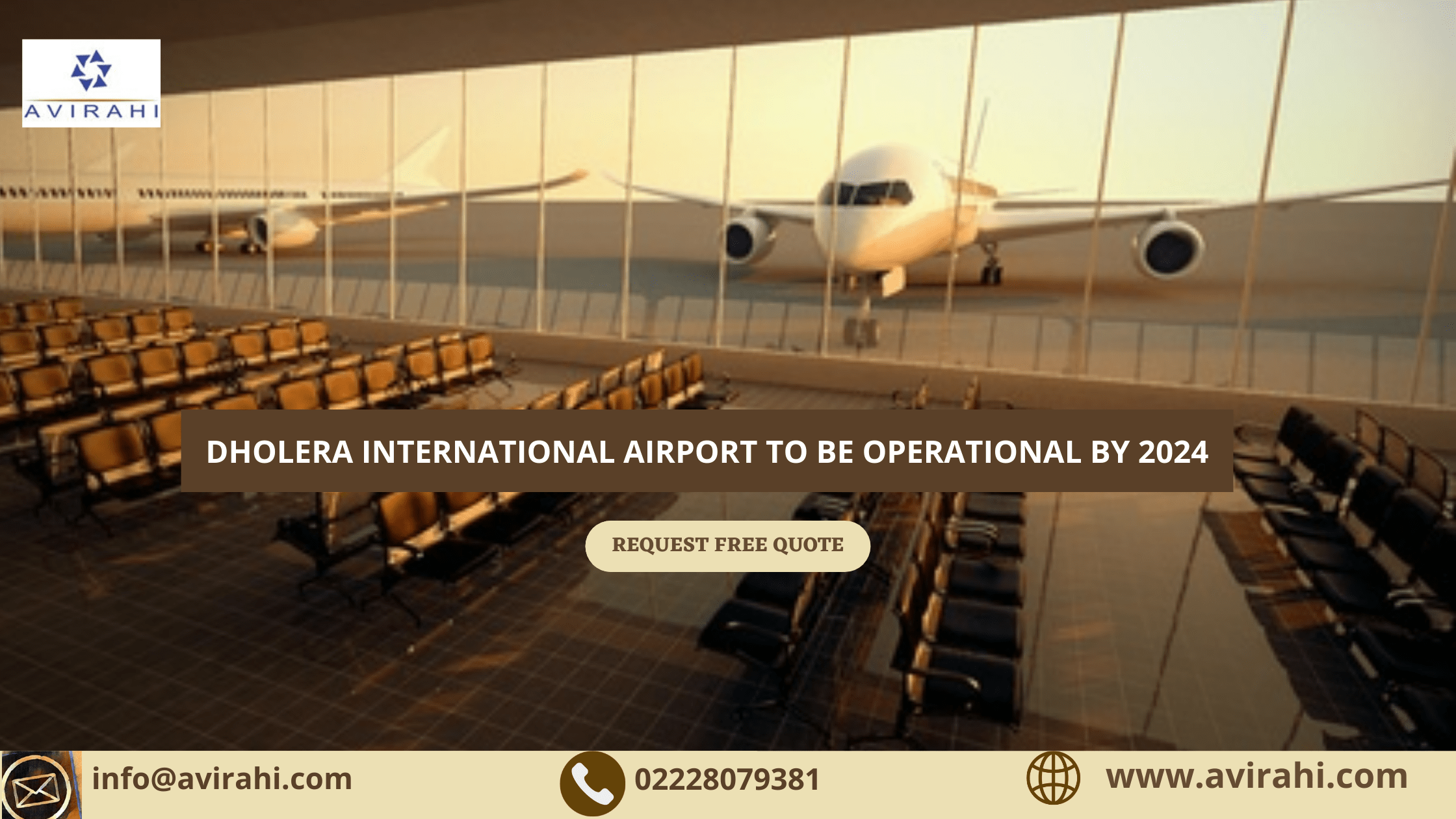 DHOLERA INTERNATIONAL AIRPORT TO BE OPERATIONAL BY 2024