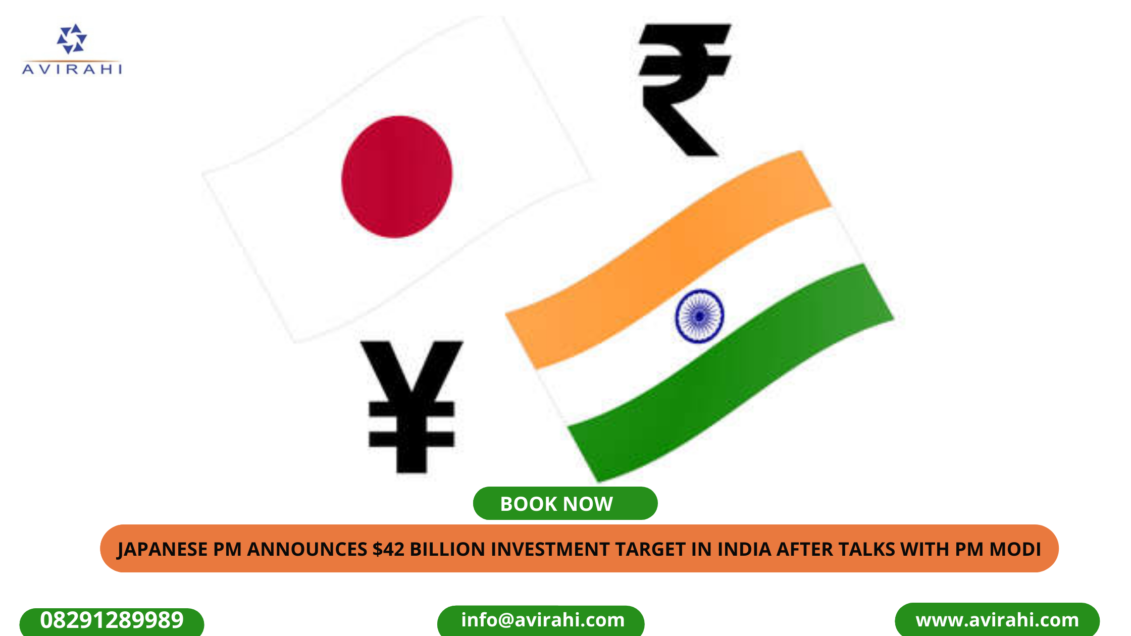 Japanese PM Announces $42 Billion Investment Target in India after talks with PM Modi